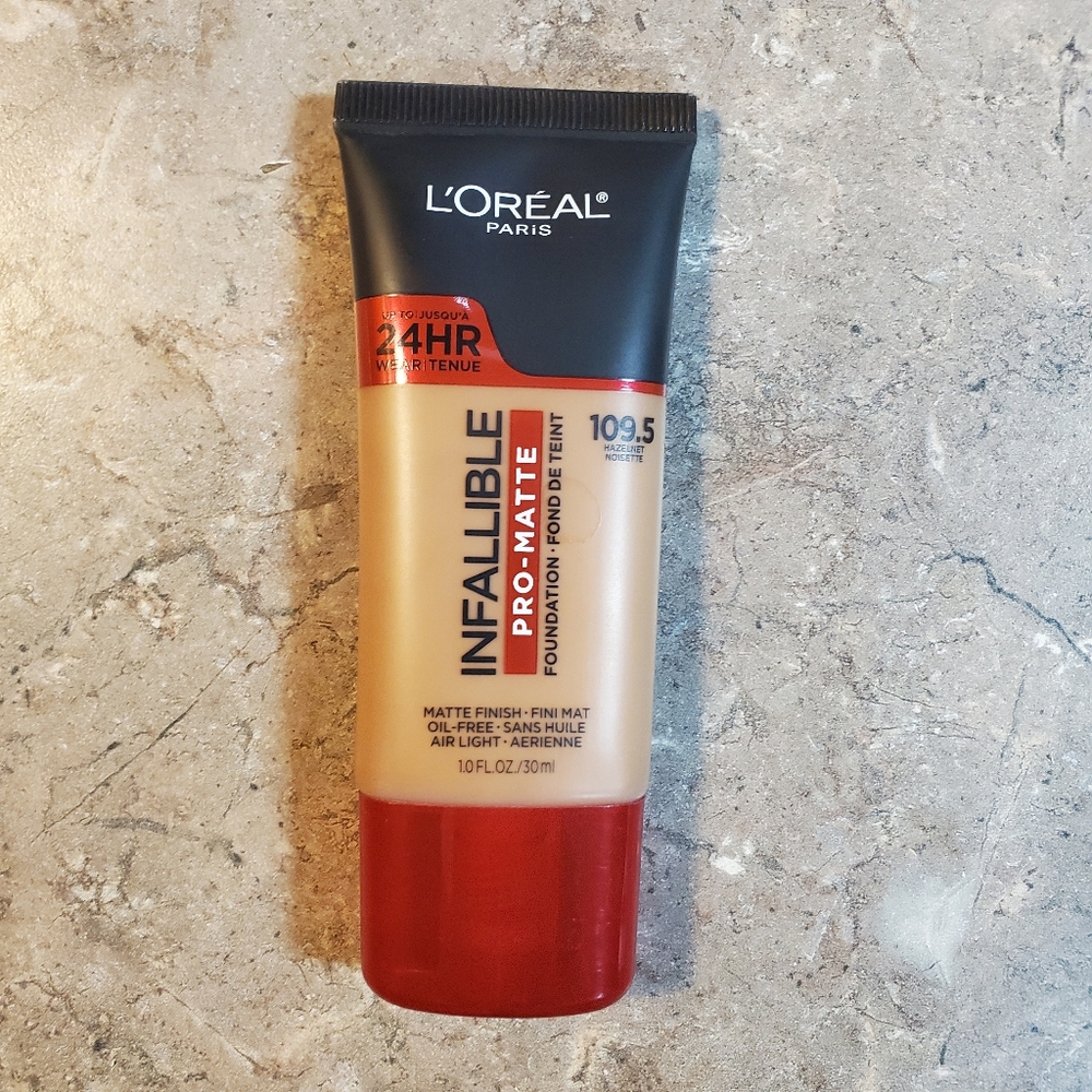 L'Oreal Paris Infallible Pro-Matte Foundation in 109.5 Hazelnut | NEW/SEALED